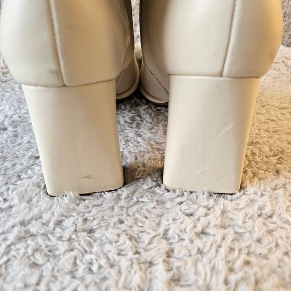 NEW Sam Edelman Women's Irie Side Zip Square Toe Ankle Bootie Size 9.5 Ivory‎ - Picture 6 of 9